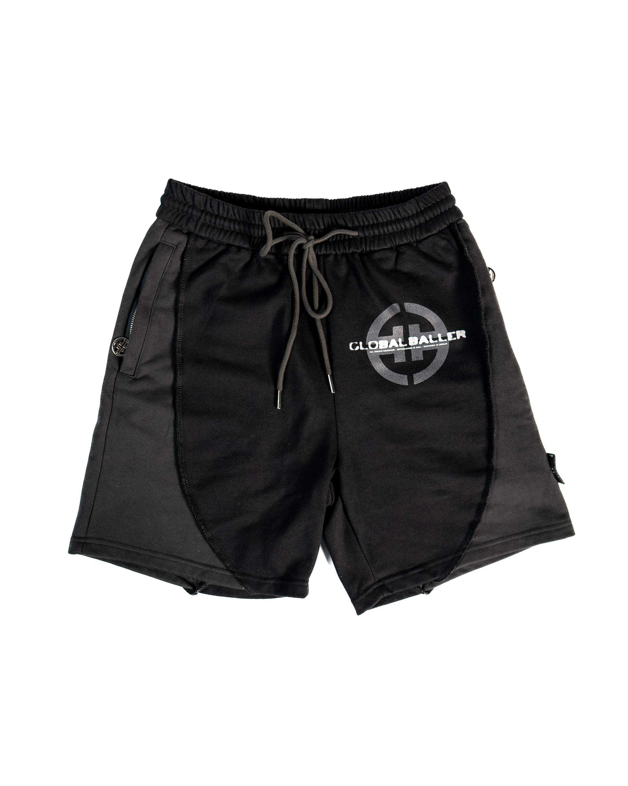 GB BLACK PATCH SHORTS
