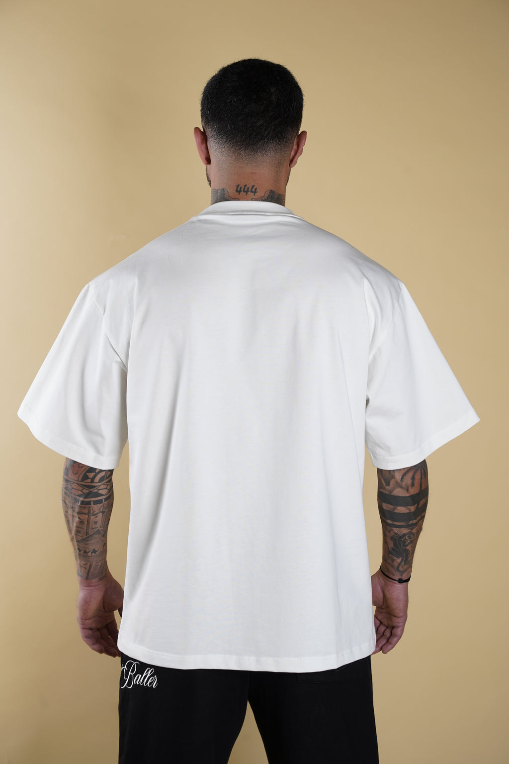 GB INITIAL WHITE T-SHIRT
