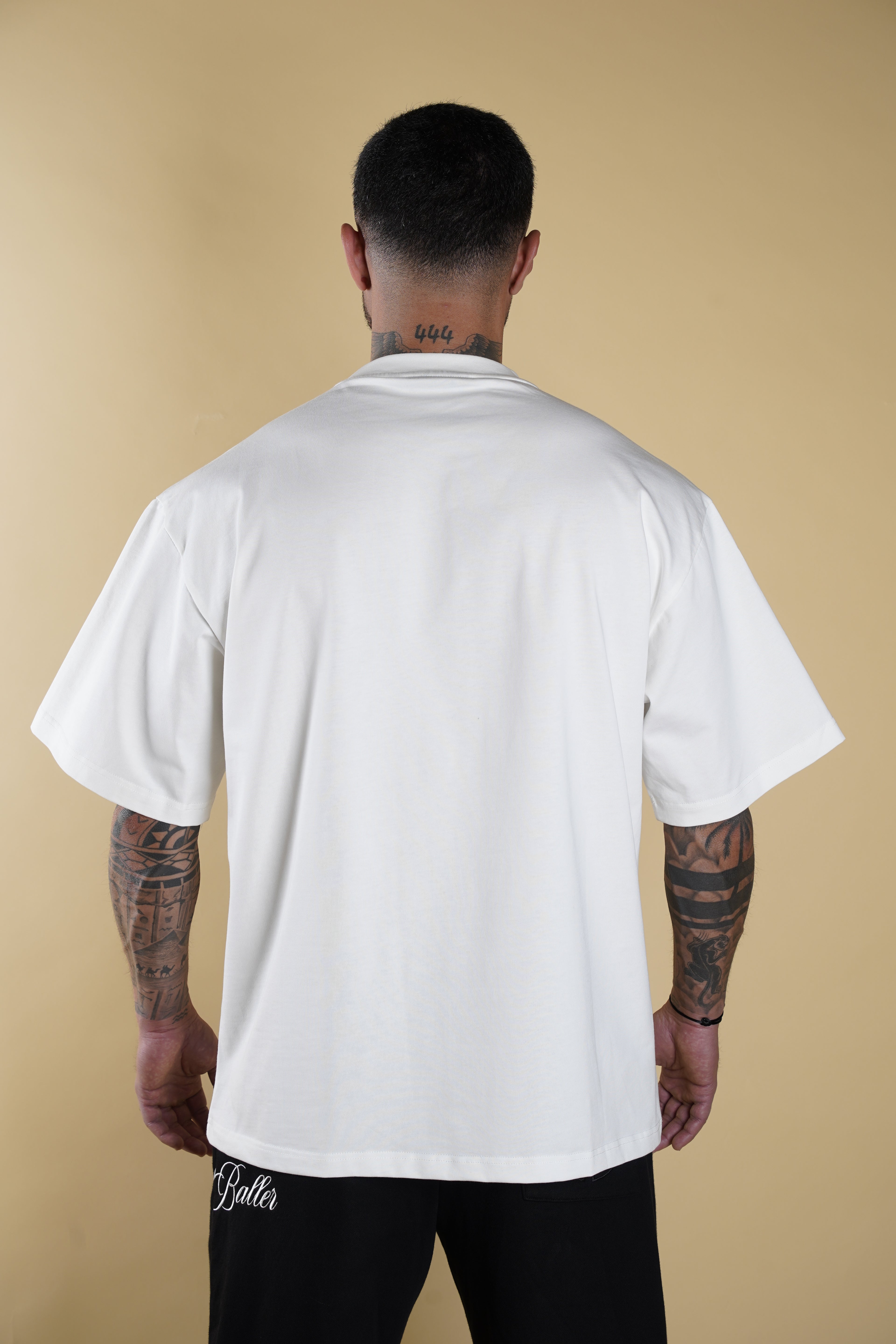 GB INITIAL WHITE T-SHIRT