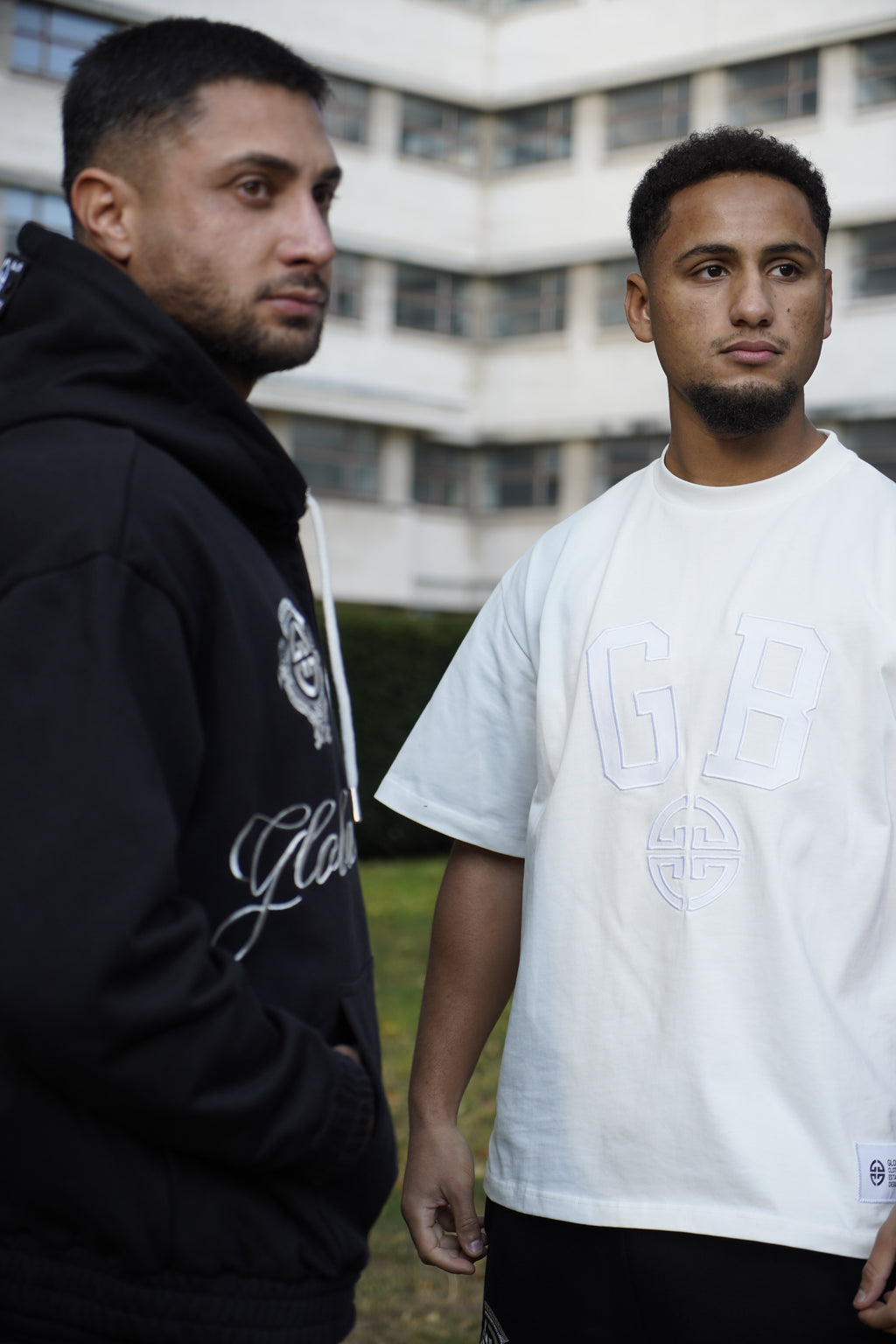 GB INITIAL WHITE T-SHIRT
