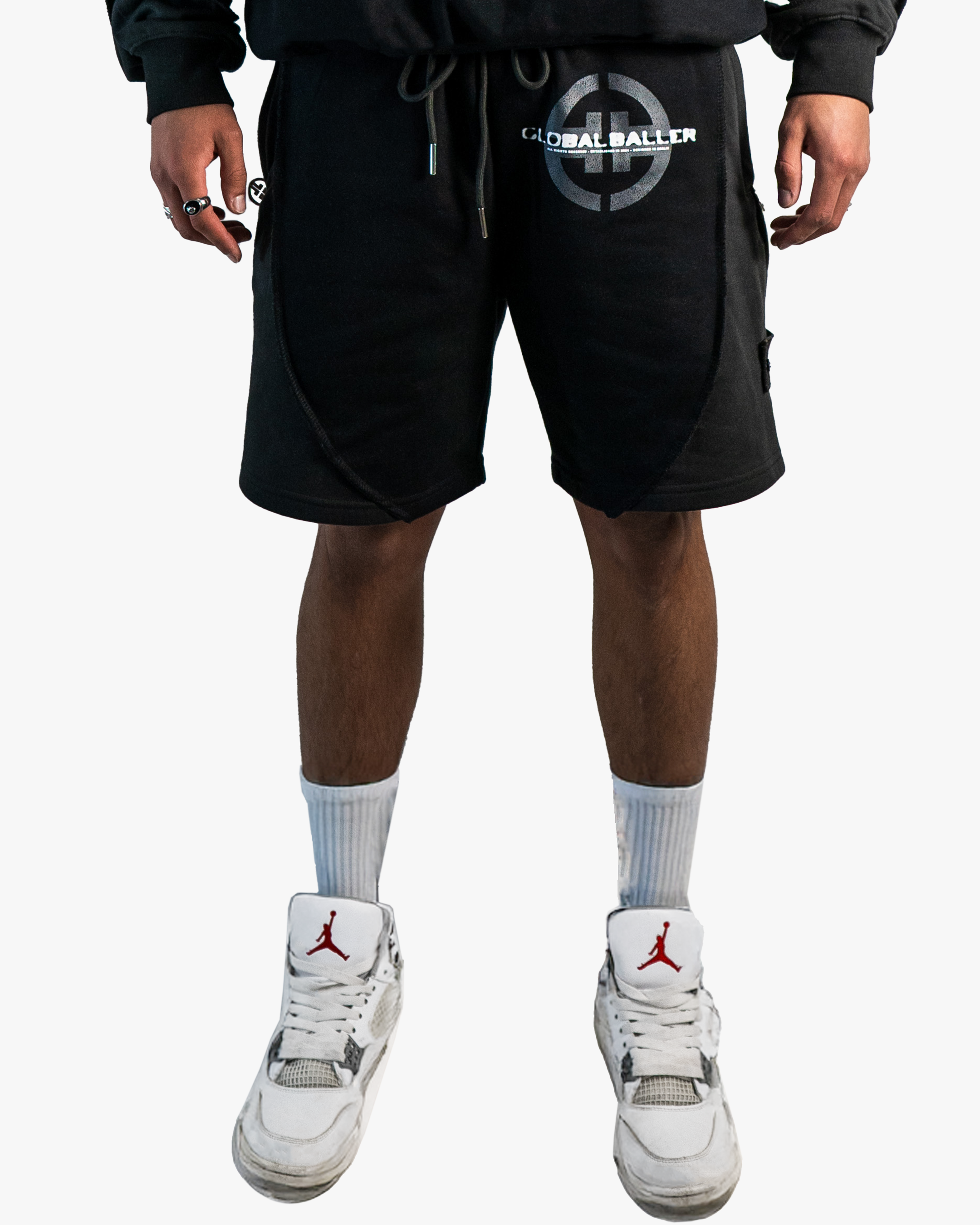 GB BLACK PATCH SHORTS