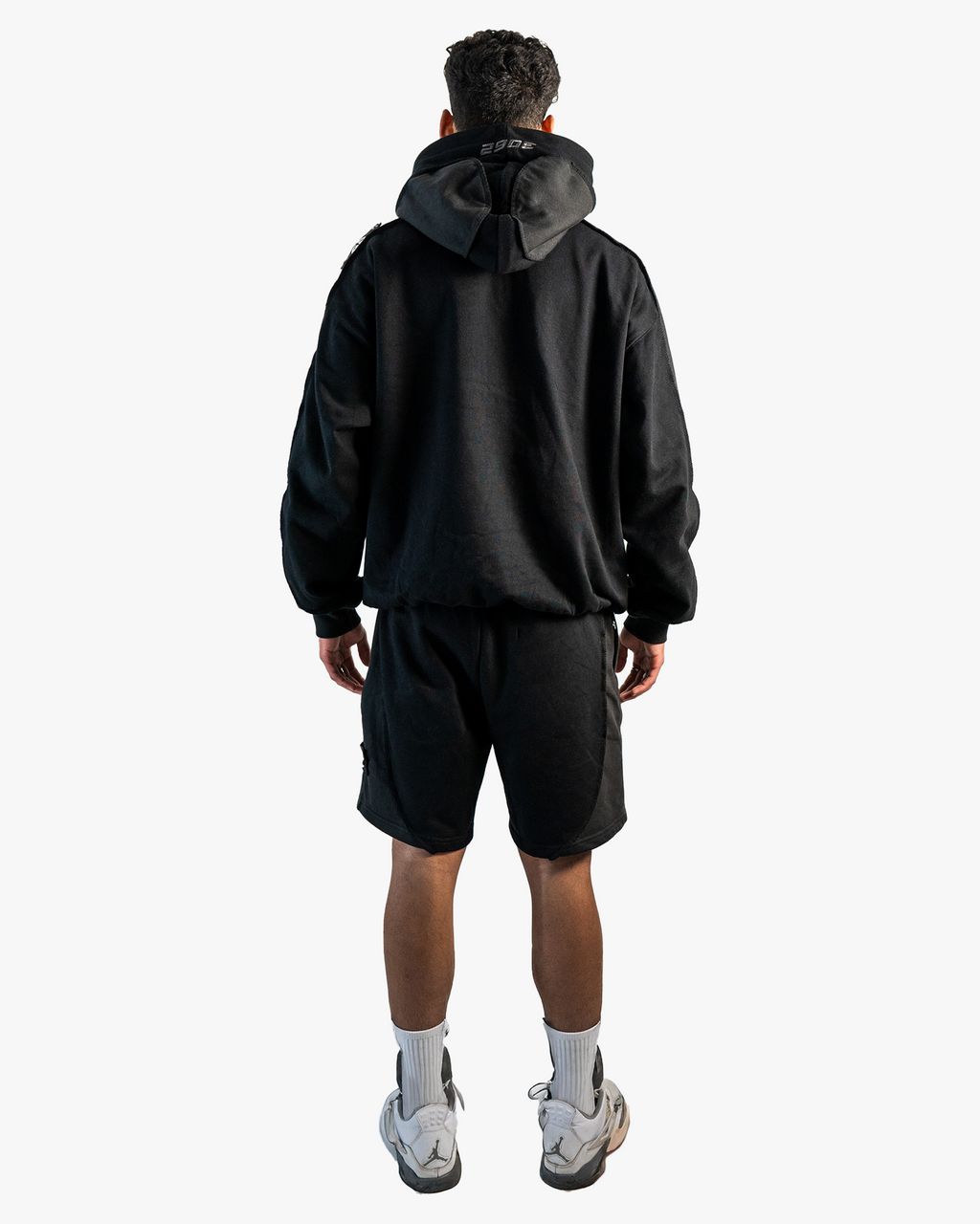 GB BLACK PATCH HOODIE