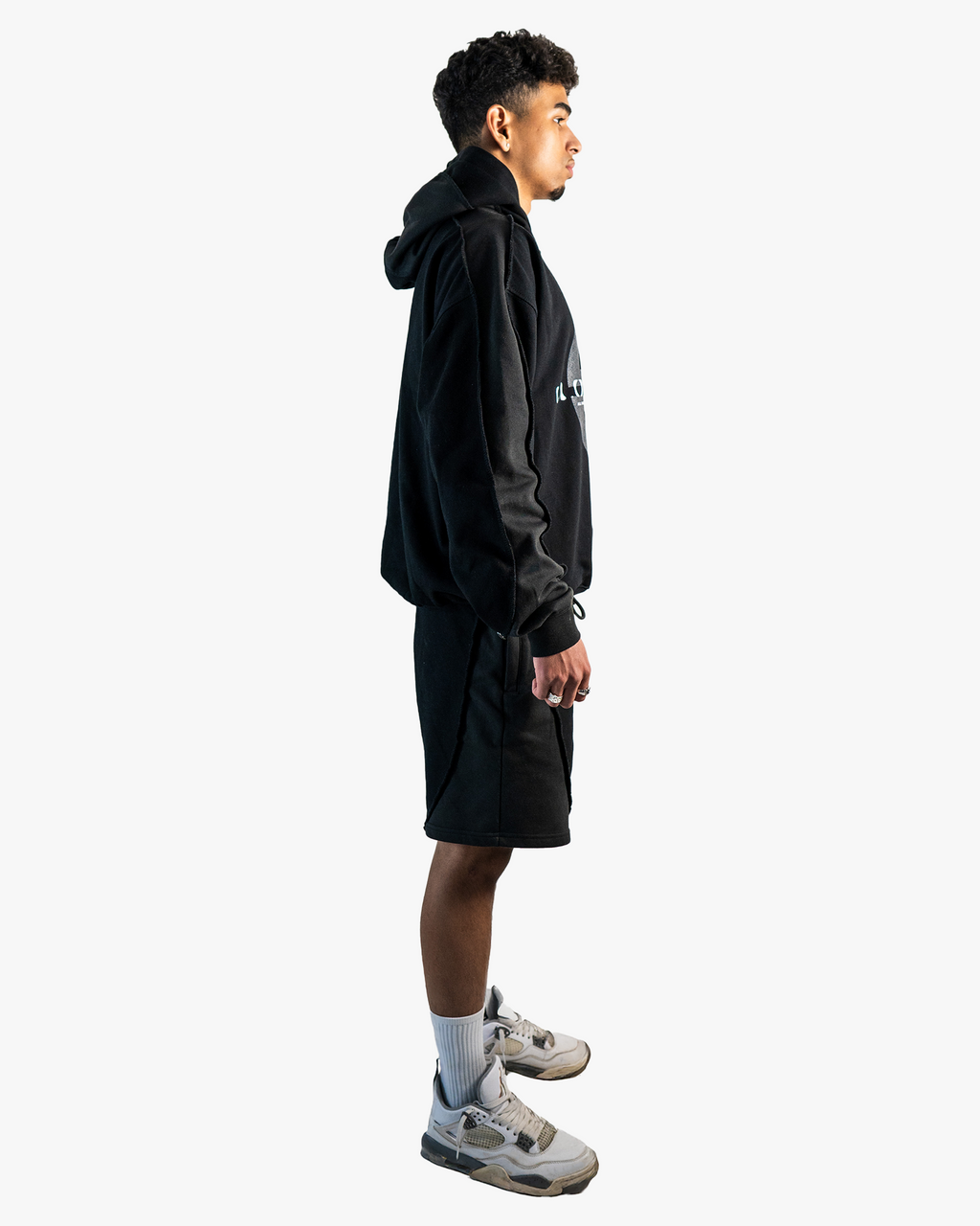 GB BLACK PATCH HOODIE