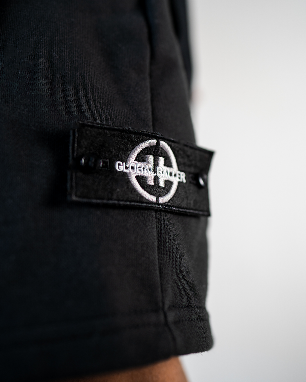 GB BLACK PATCH SHORTS