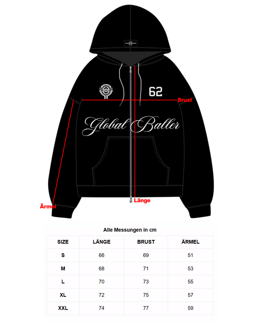 GB ASTON ZIP HOODIE
